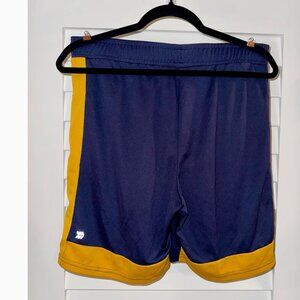 All-In-Motion Men's Training Shorts (Navy/Gold, Size M)